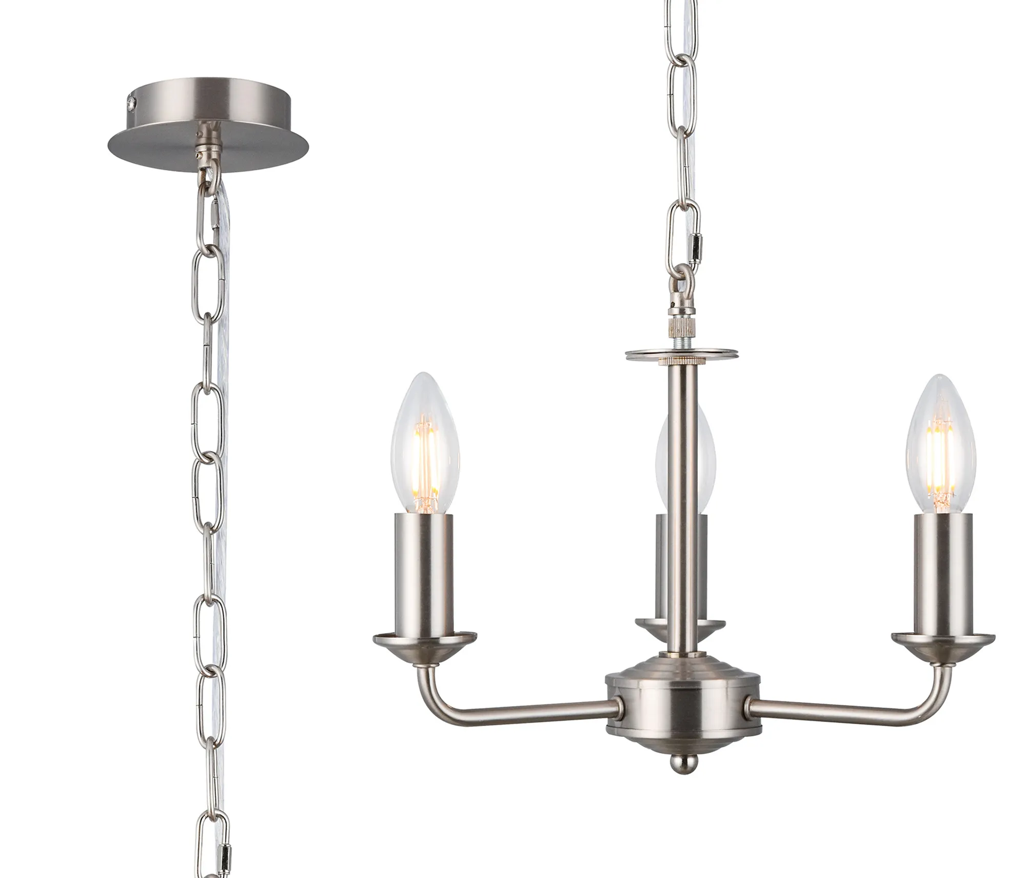 D0356  Banyan Pendant 3 Light Satin Nickel